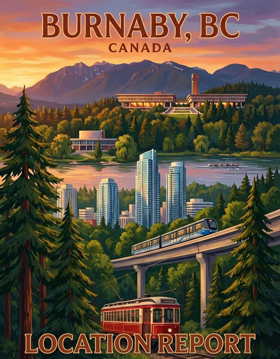 Sample Burnaby location report cover