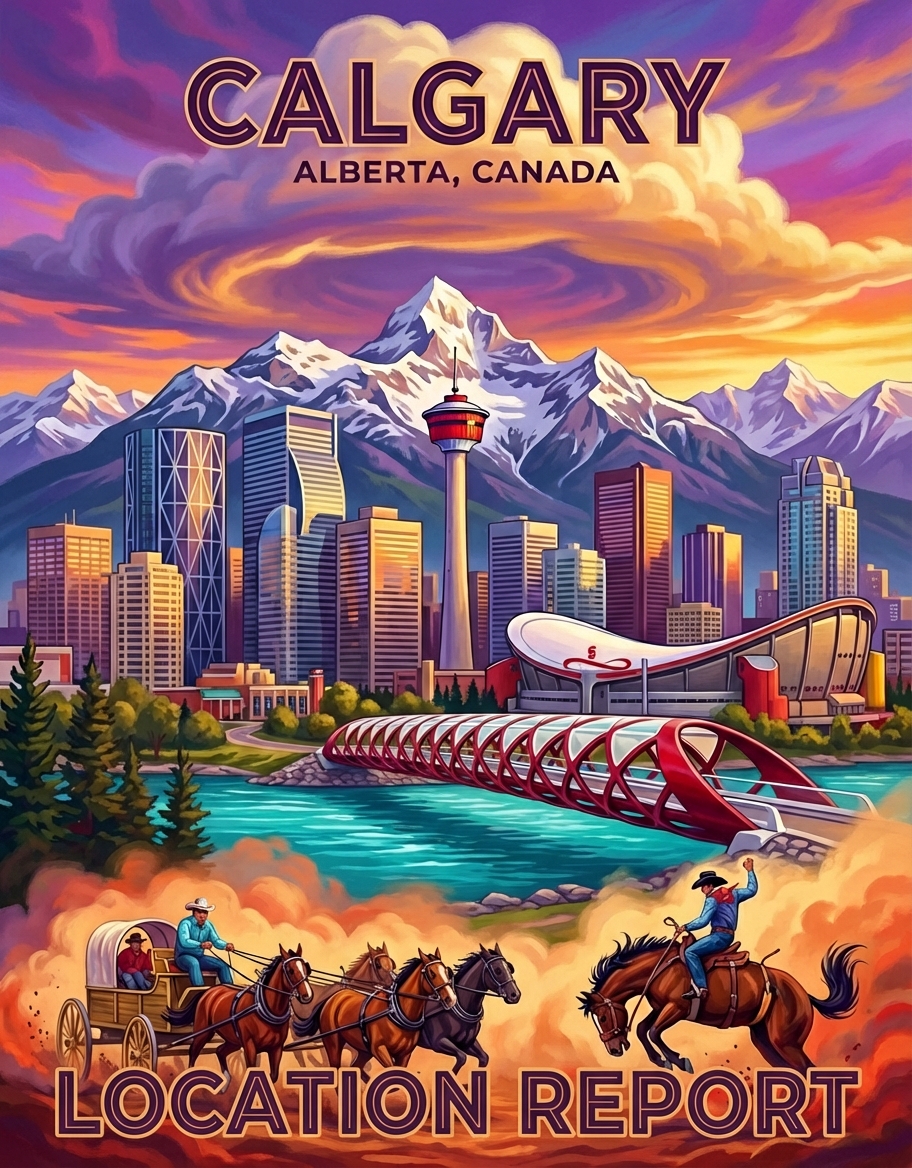 Sample Calgary location report cover