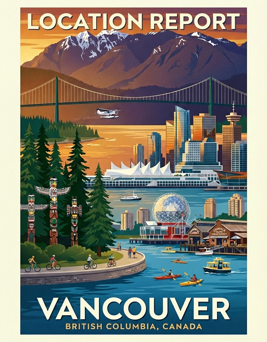 Sample Vancouver location report cover